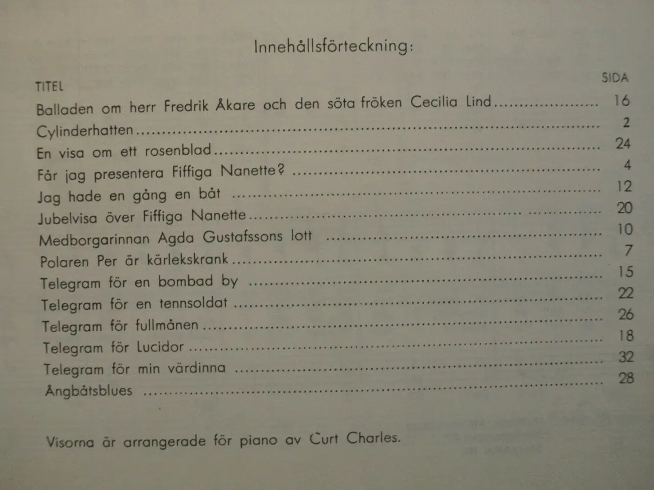 Billede 2 - cornelis vreeswijk - grimascher och telegram