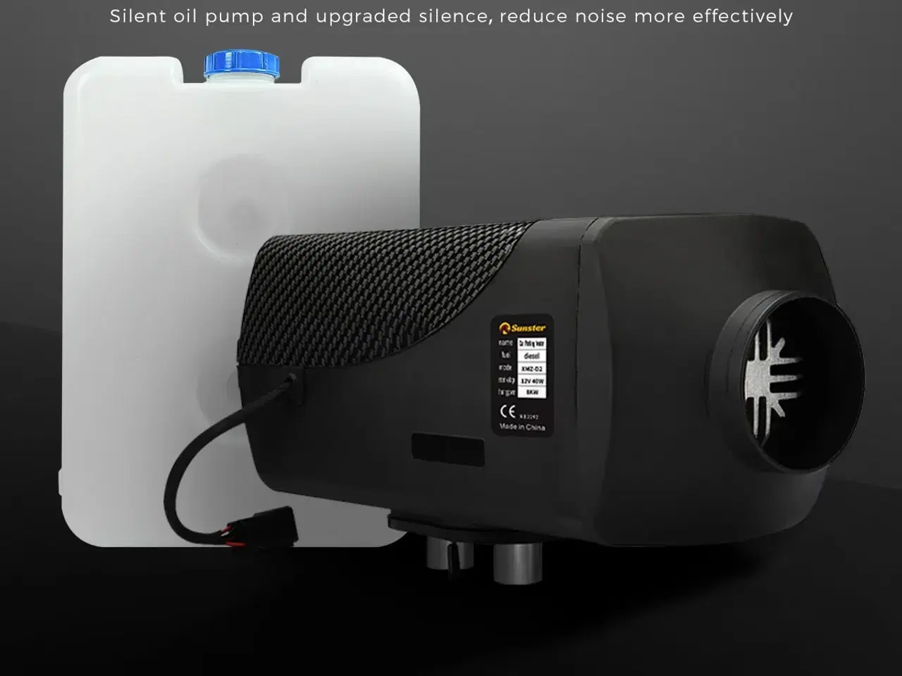 Billede 2 - Sunster Dieselfyr 8kW 12/24V med GSM & Bluetooth