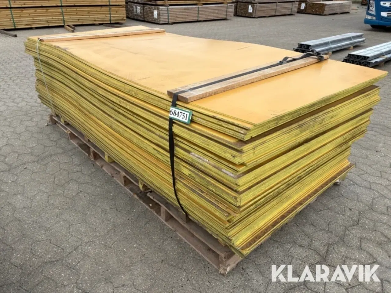 Billede 4 - NPI filmbelagt finsk birk - gul