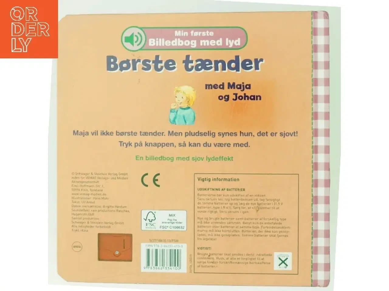 Billede 3 - Børste tænder med Maja og Johan af Ilona Mahr (Bog)