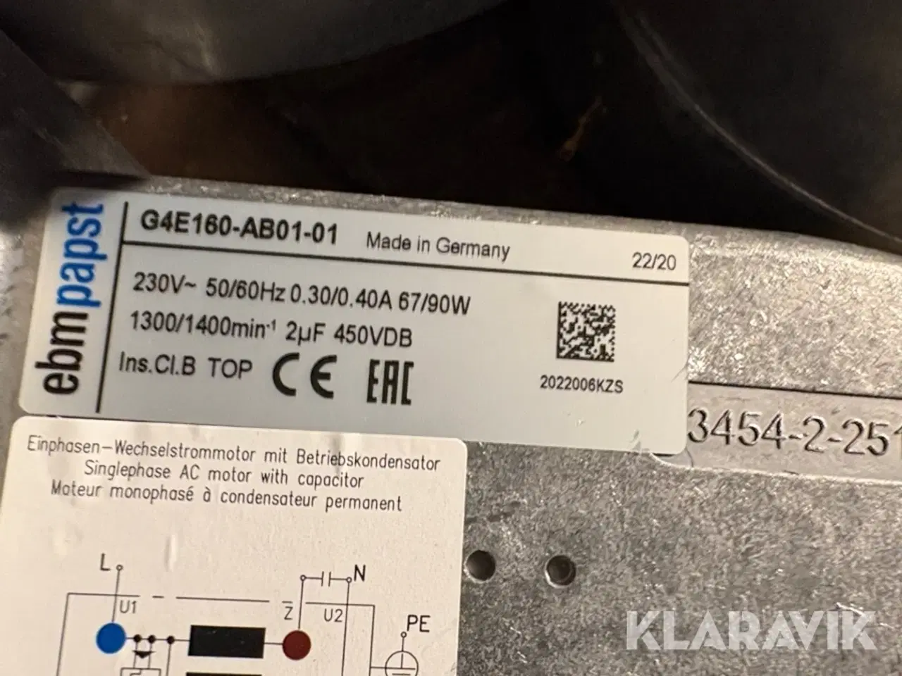 Billede 12 - Centrifugalblæsere ebmpapst 175/190w 24 styk. 67/90W 11 styk.