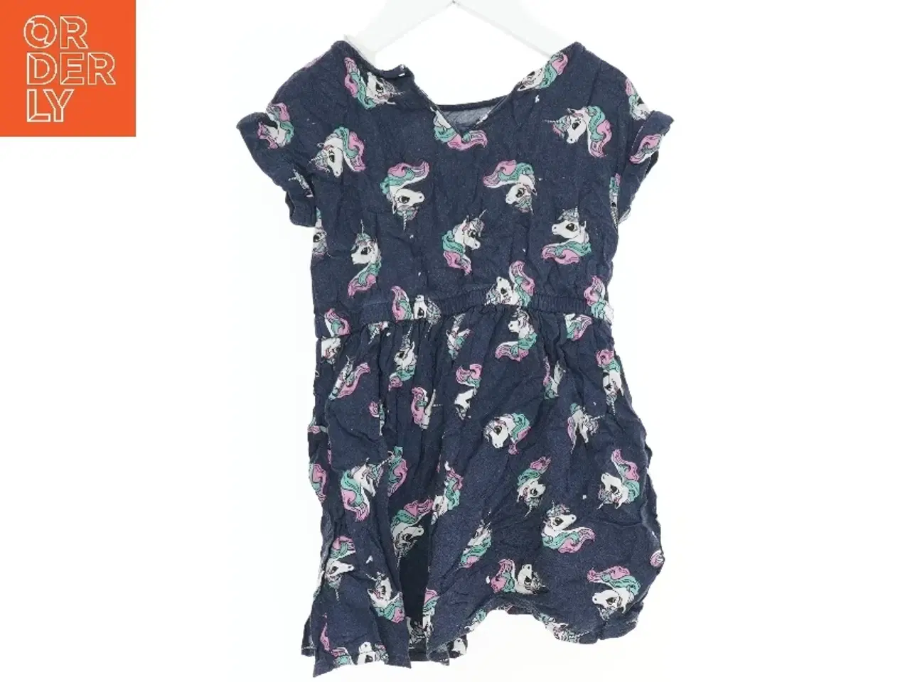 Billede 2 - Børnekjole med enhjørningemotiv fra H&M (str. 104)