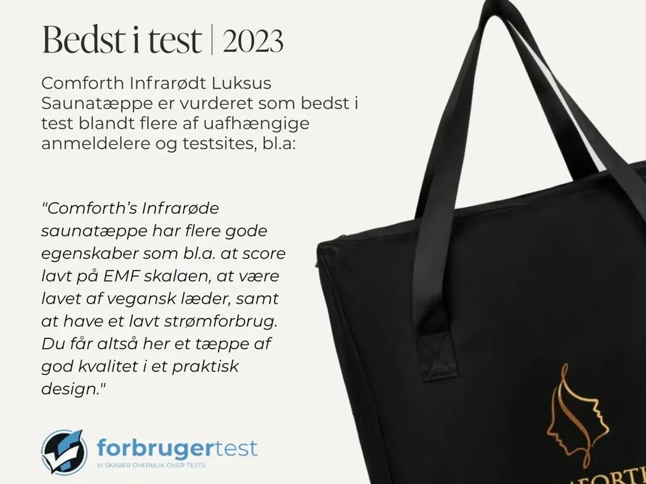 Billede 8 - Comforth Infrarødt Luksus Saunatæppe
