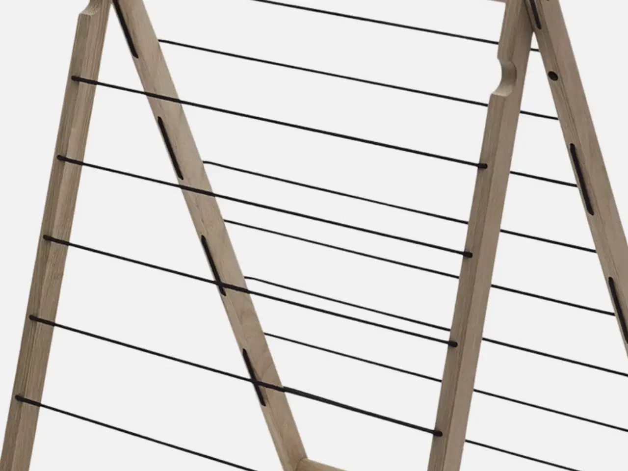 Billede 2 - Trip trap indendørs tørrestativ i eg