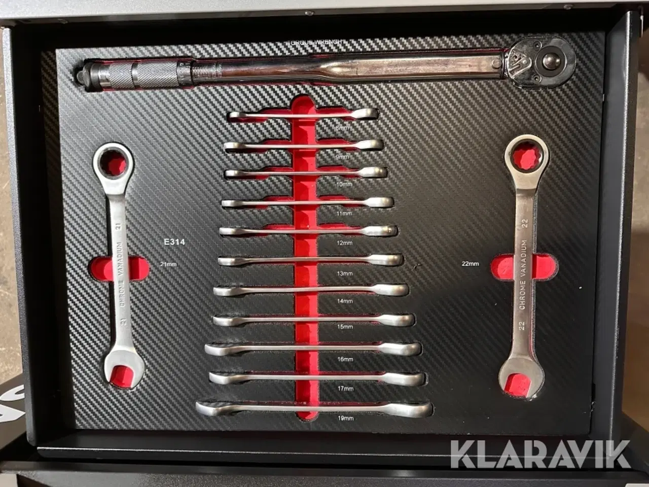 Billede 7 - Værktøjsvogn Bearsafe med 10 skuffer og 258 dele