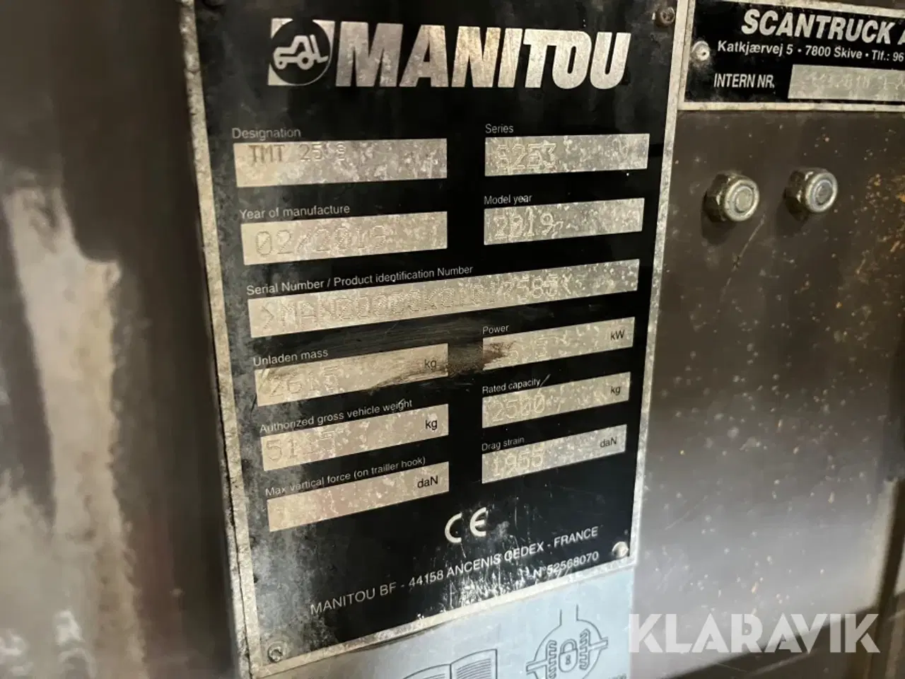 Billede 11 - Truck Manitou TMT 25 S