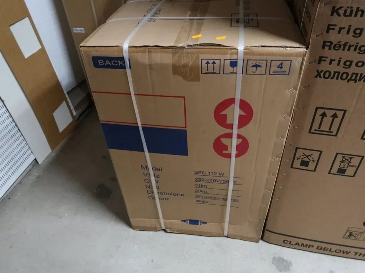 Billede 1 - Fryseskab SCANDOMESTIC SFS 112 W