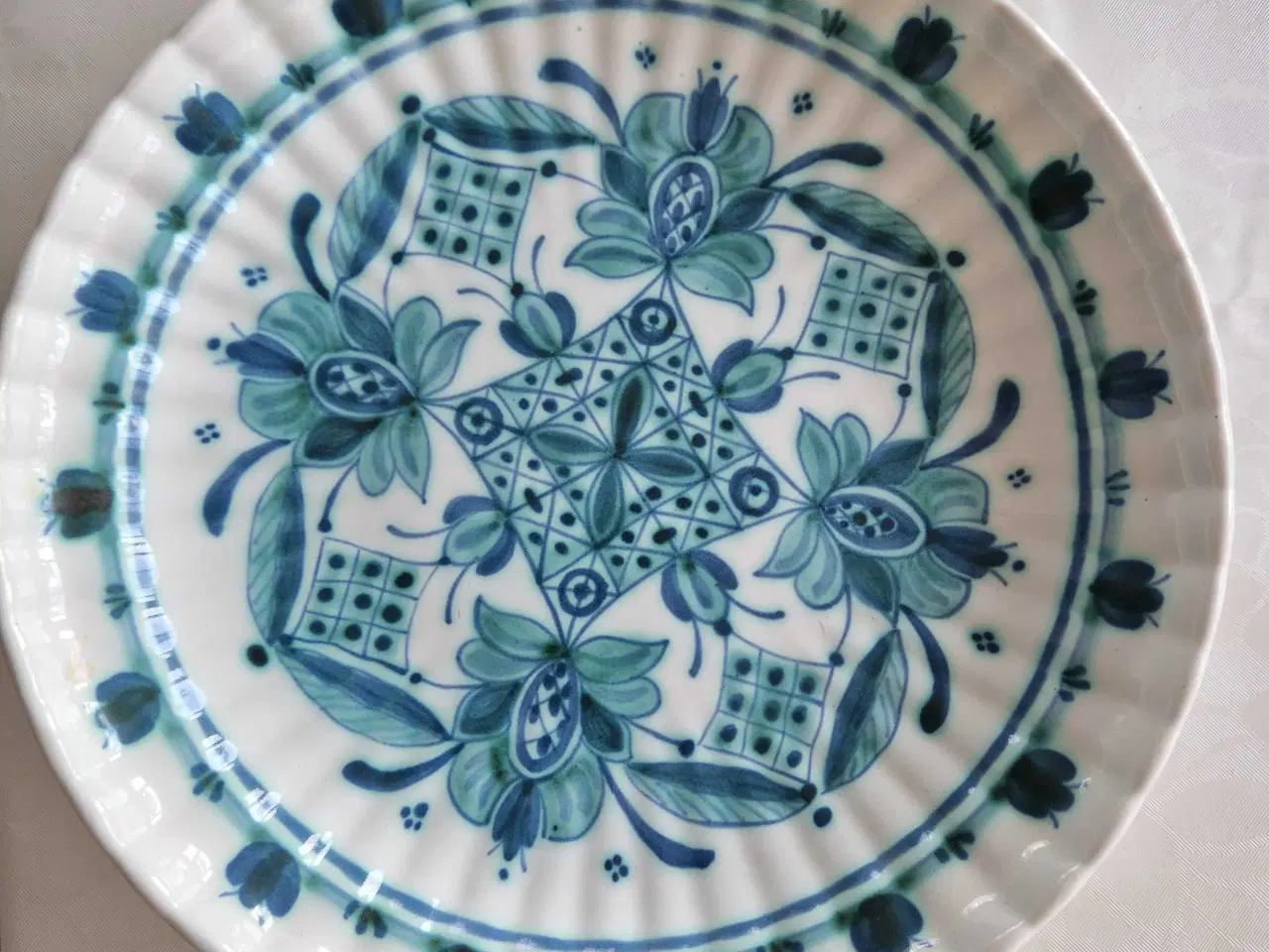 Billede 2 - Vintage Royal Delft pynte tallerken fra 60erne 