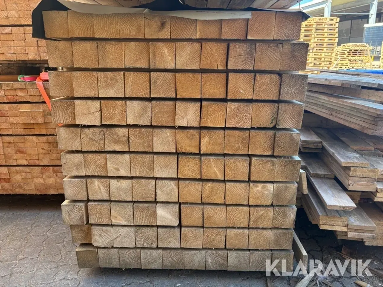 Billede 2 - Bjælker/stolper 100 styk