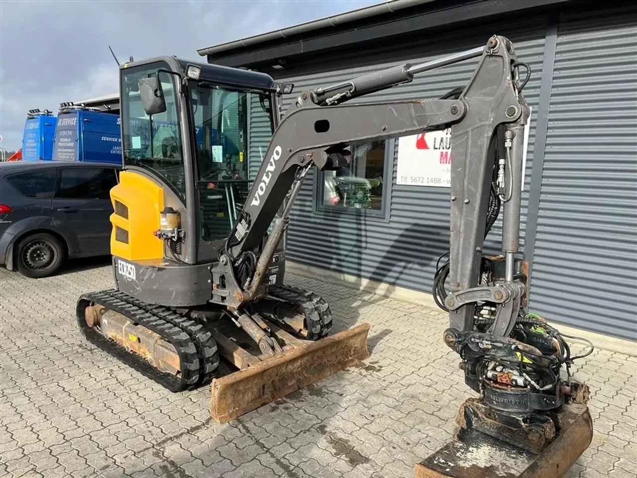 Billede 2 - Volvo ECR25D Rotortilt og centralsmørring