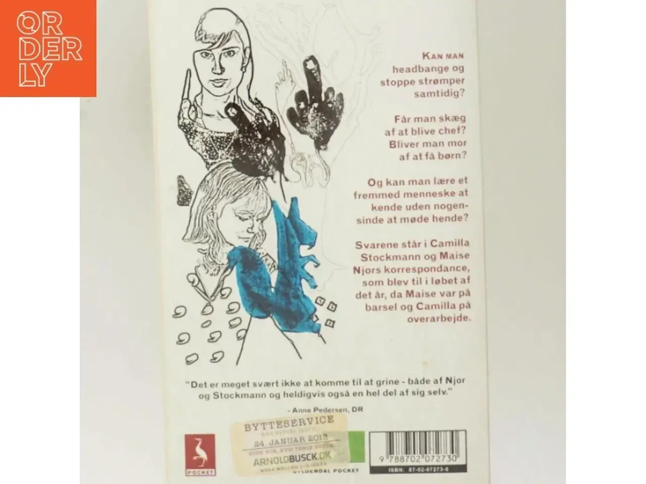 Billede 3 - Bog om korrespondance mellem Camilla Stockmann og Maise Njor fra Arnold Busck