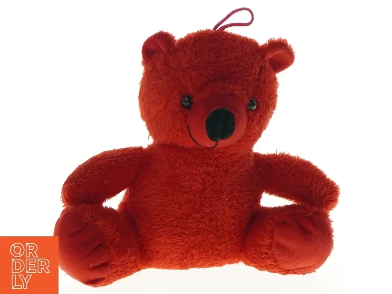 Billede 1 - Rød bamse (str. 20 cm)