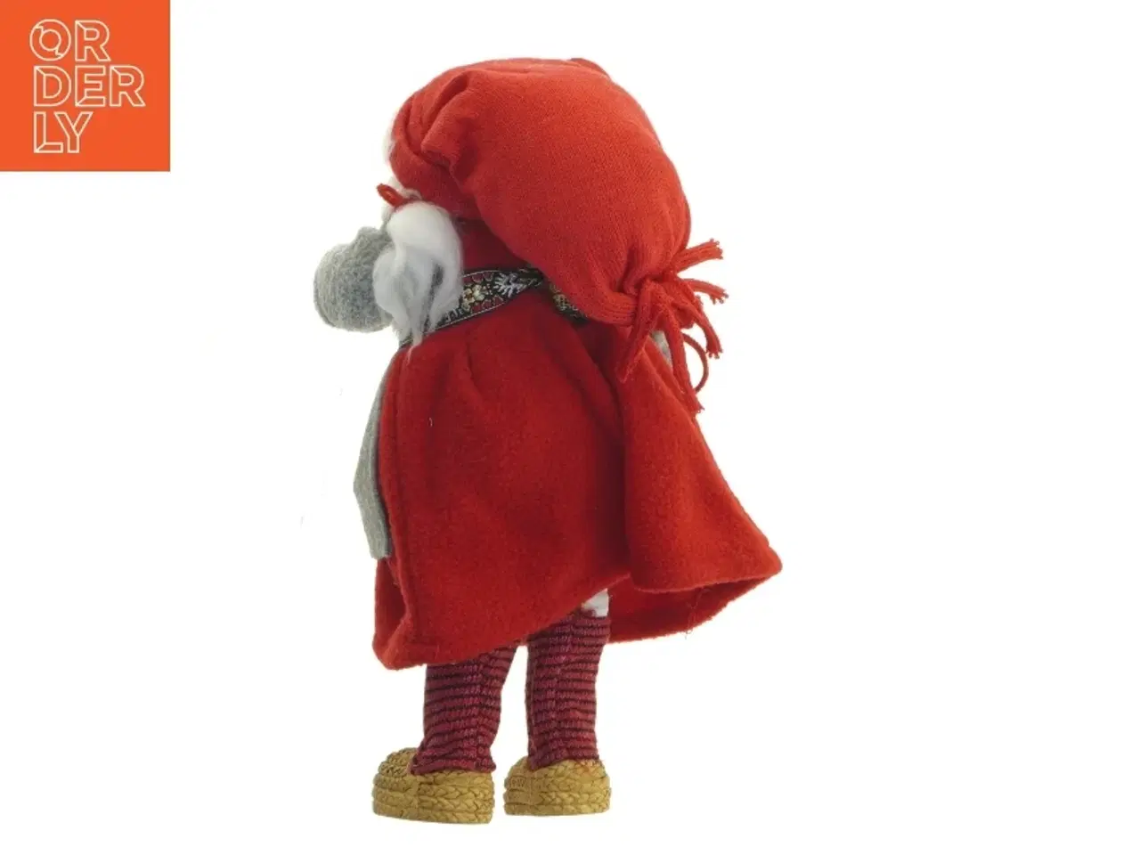 Billede 2 - Juledukke med rødt kostume (str. 27 cm)