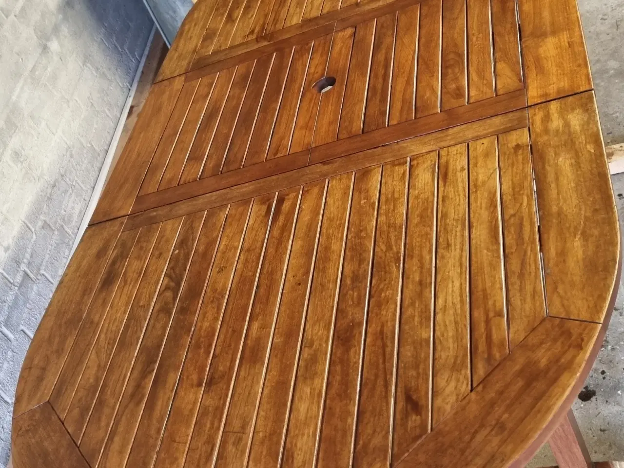 Billede 2 - teak havebord med 6 stole