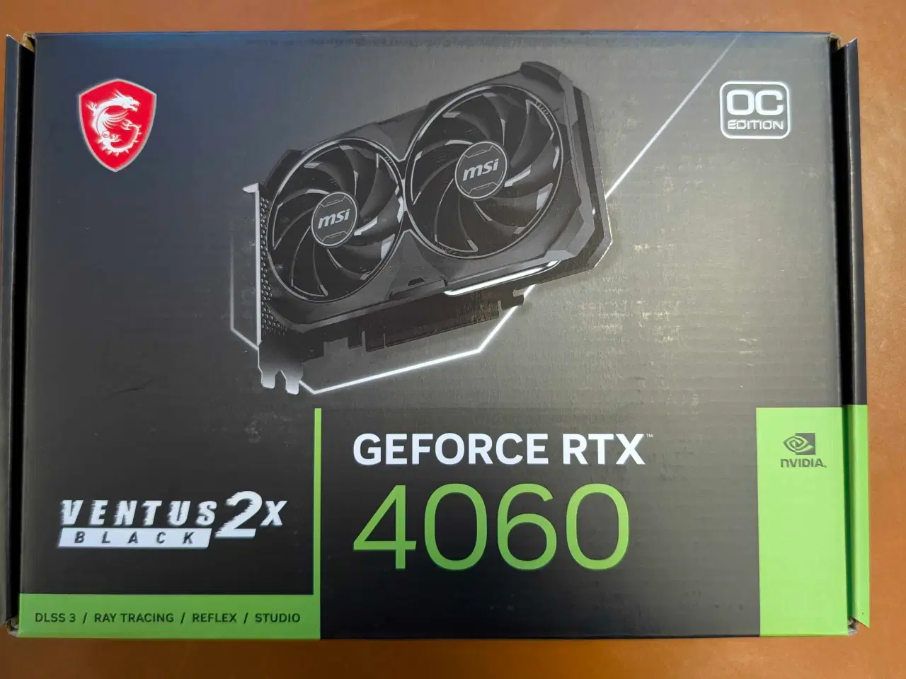 Billede 1 - Nvidia MSI GeForce RTX™ 4060 VENTUS 2X BLACK 8G OC