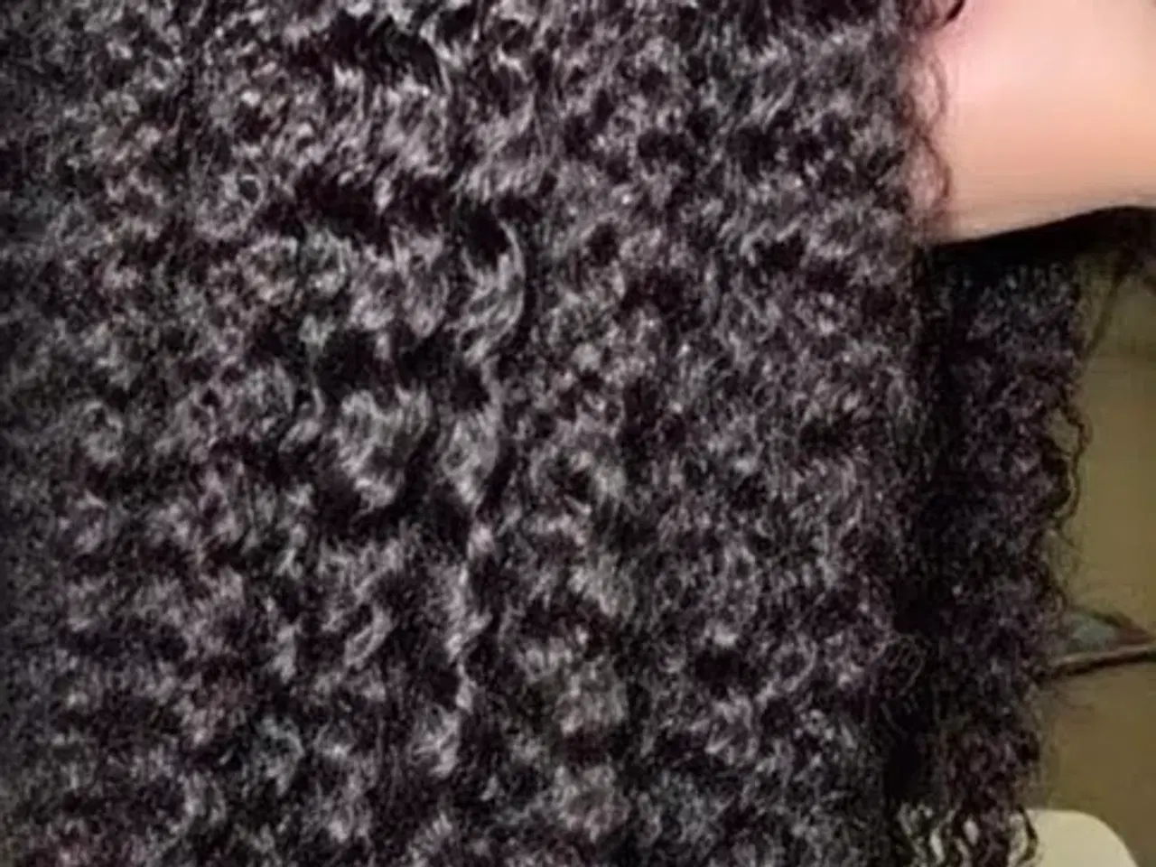 Billede 1 - Kvalitet limfri paryk virgin human hair 106 cm