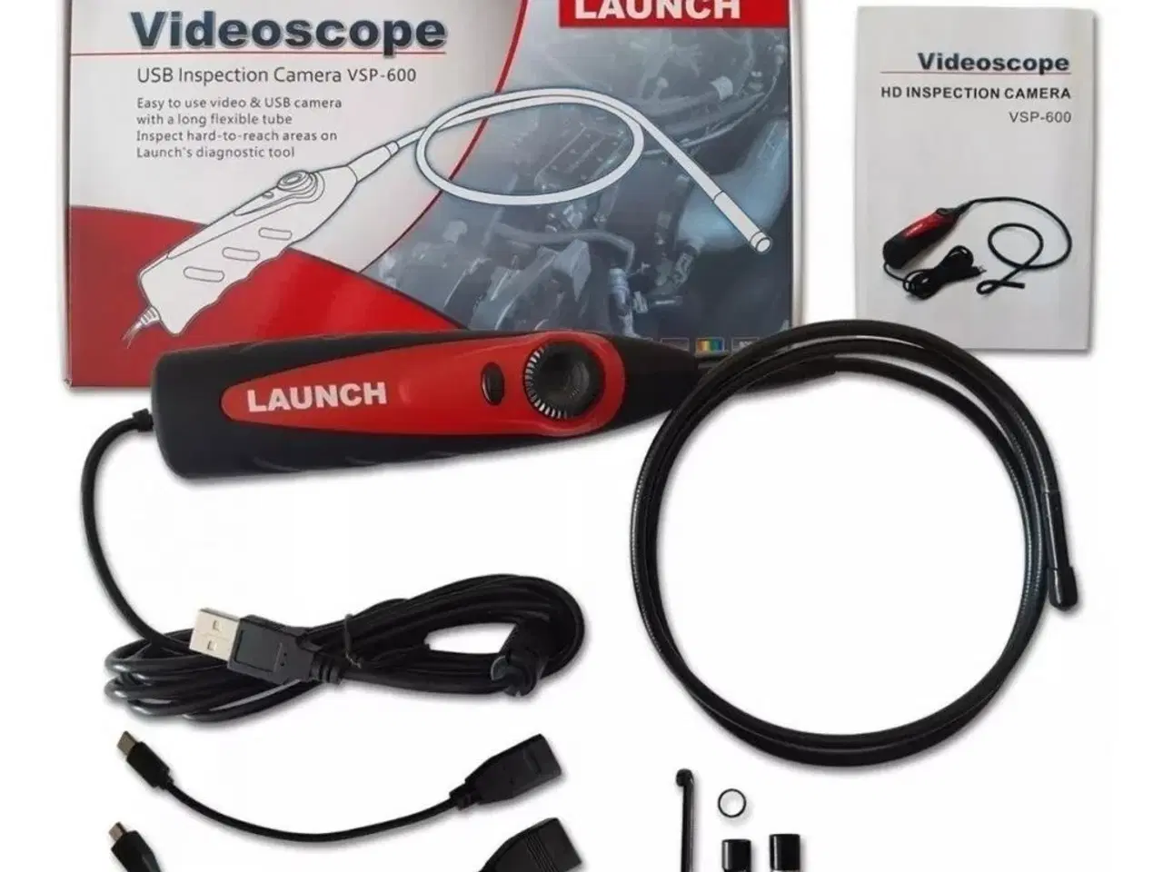 Billede 1 - Praktisk Videoscope / Borescope / Endoscope fra Launch VSP-600  til x431 PRO 3 & 4, EuroTab I & II  CRP-MOT samt PC