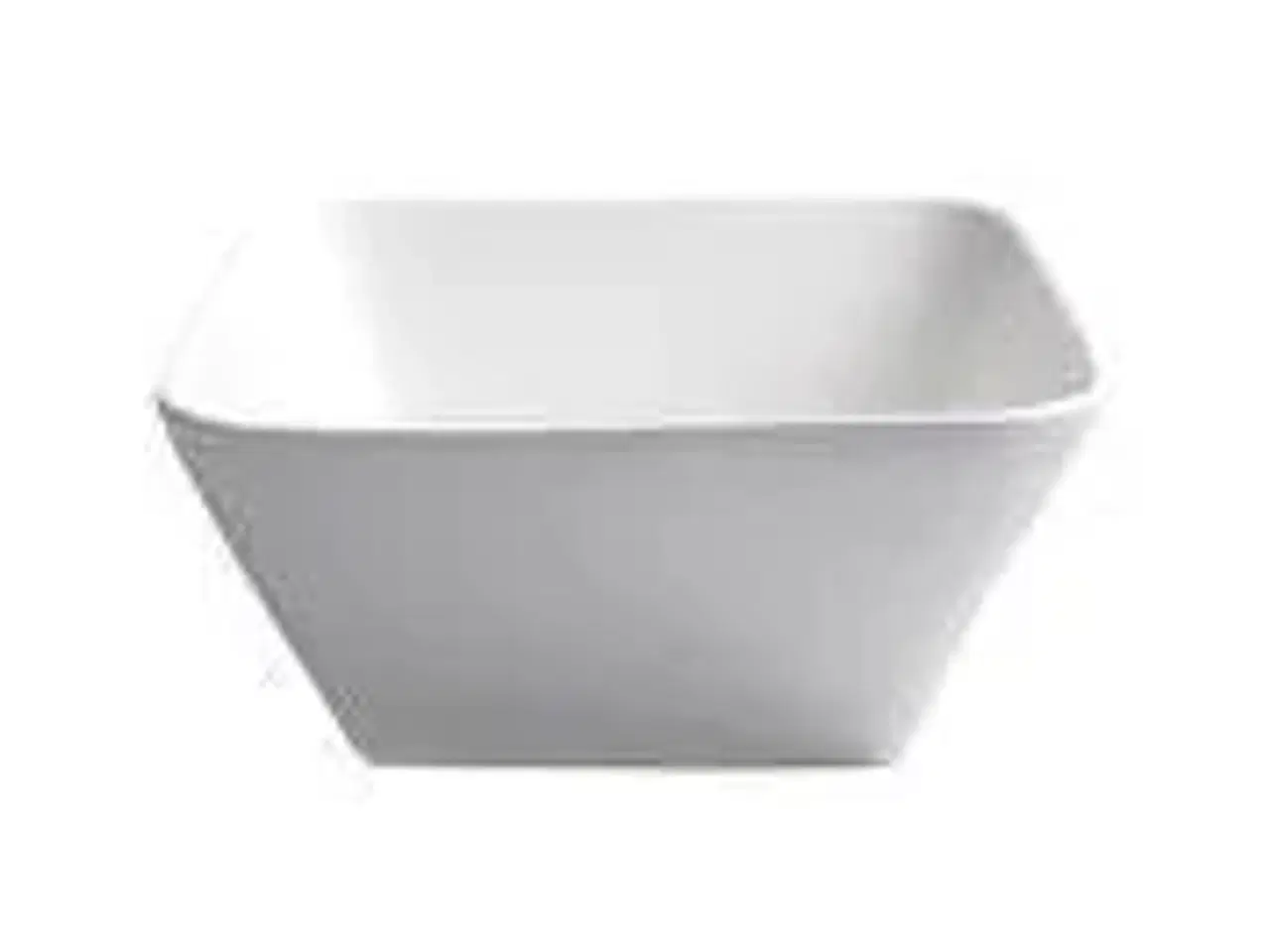 Billede 1 - 24 stk. Skål firkantet B170 x D170 mm hvid porcelæn