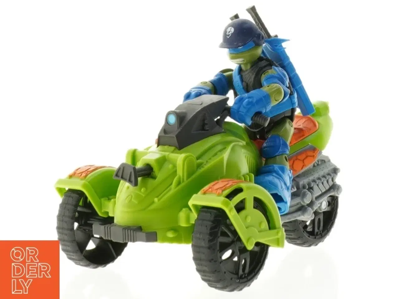 Billede 1 - Actionfigur med motorcykel fra Turtles (str. 19 x 12 x 14 cm)