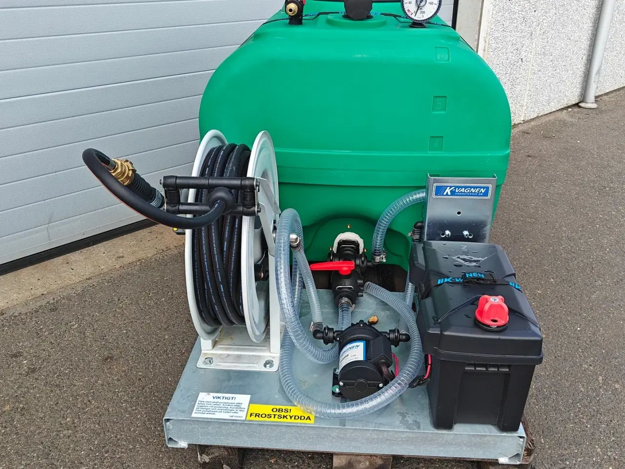 Billede 2 - K-vognen TV-6P Elektrisk vandingsanlæg 600ltr. UDSTILLINGSTILBUD