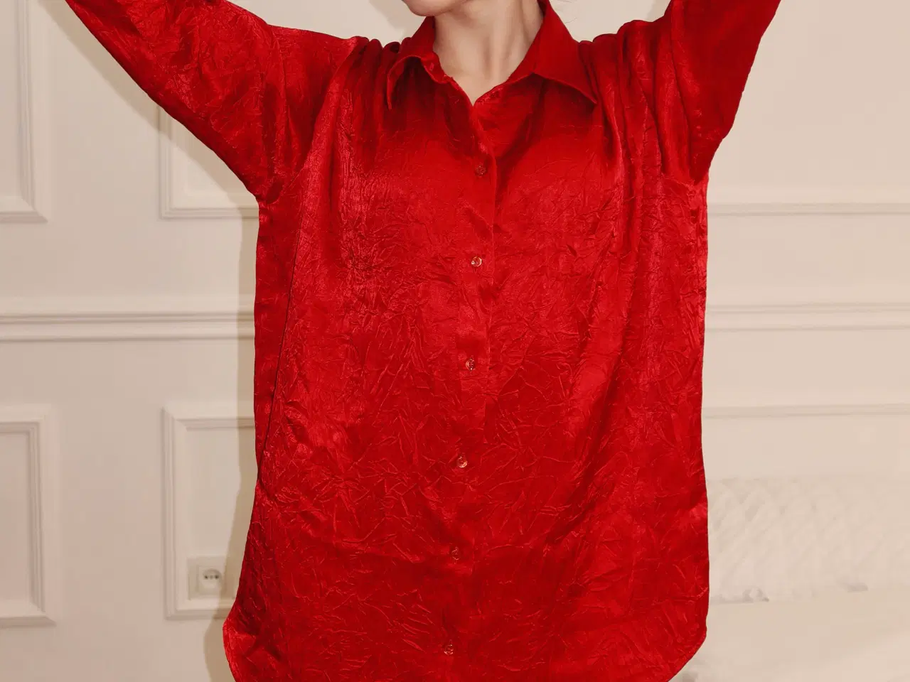 Billede 4 - satin / silke sæt lounge café outfit