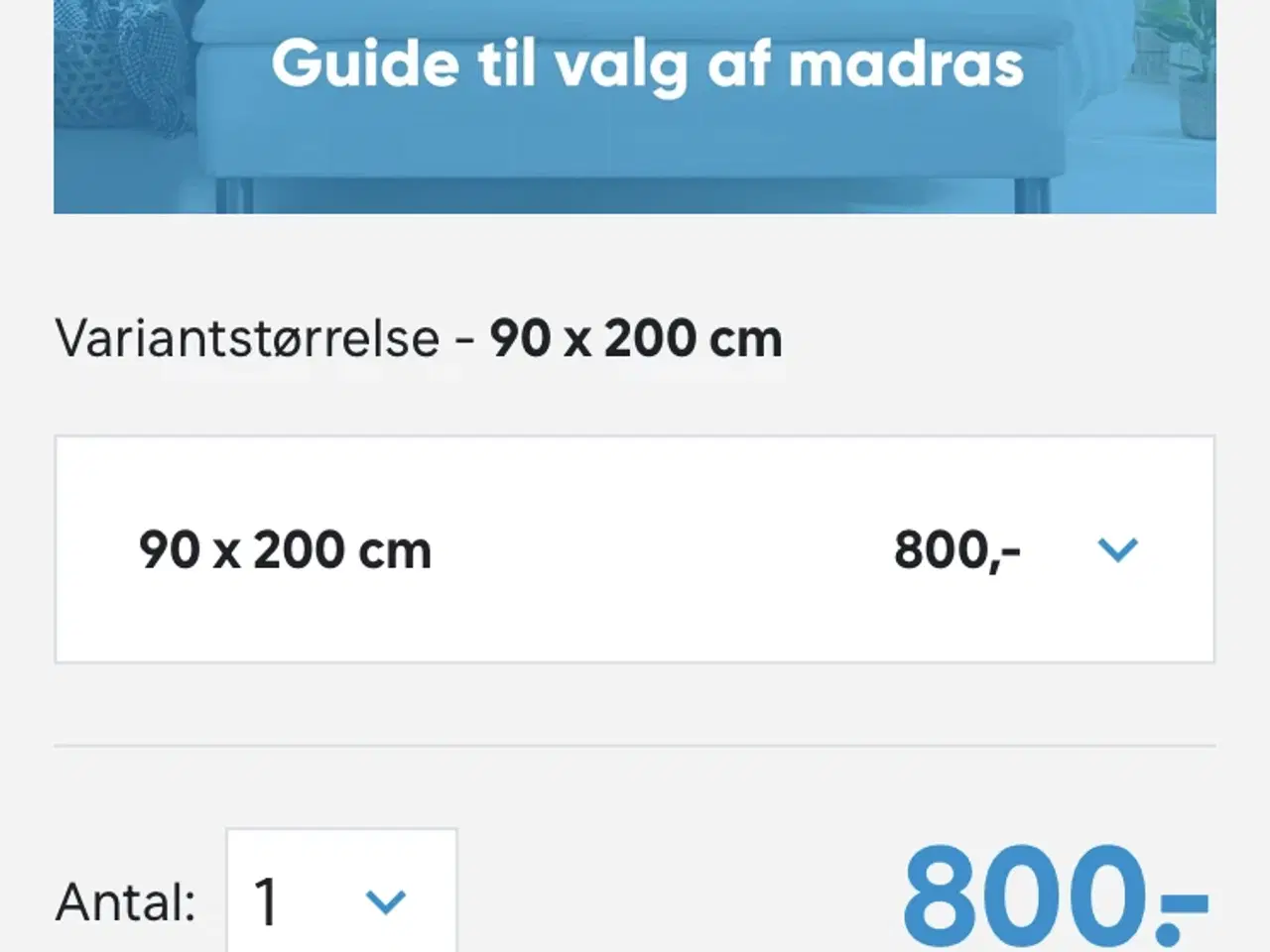 Billede 3 - 2 stk. 90x200 cm. boxmadrasser