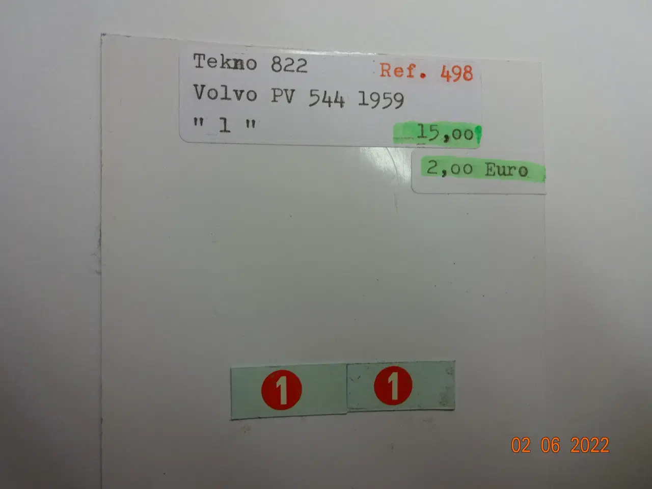 Billede 1 - Tekno decalsæt  til Volvo PV 544