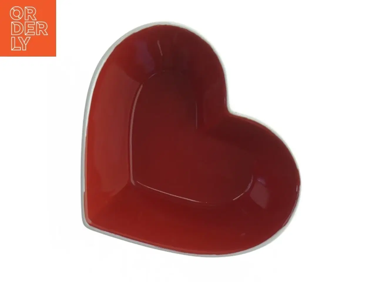 Billede 2 - Hjerteformet dual-farvet skål fra Sagaform (str. 13 x. 11 cm)