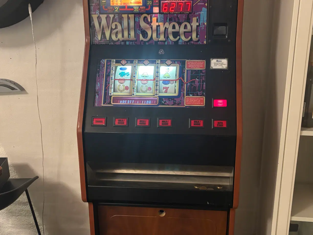 Billede 1 -   🎰 Klassisk “Wall Street” spilleautomat – Fuld