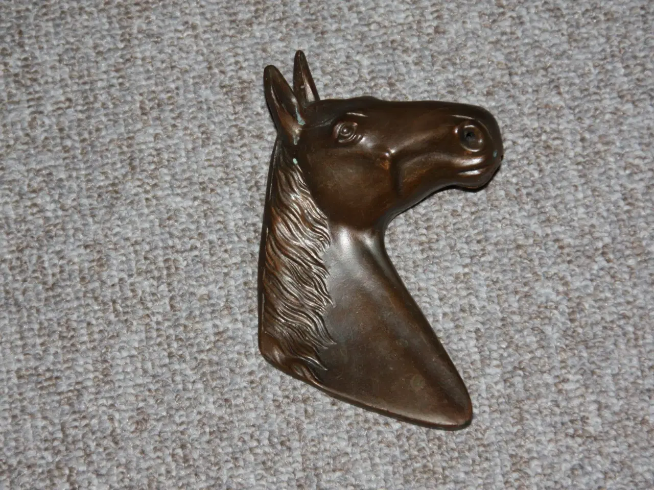 Billede 3 - Metal relief / figur af en hest 17,5 cm x 12 cm