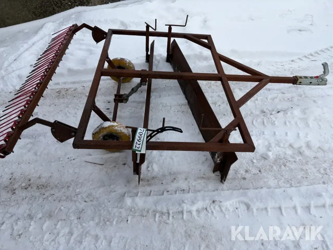 Billede 5 - Stige skraber med rive specialfremstillet