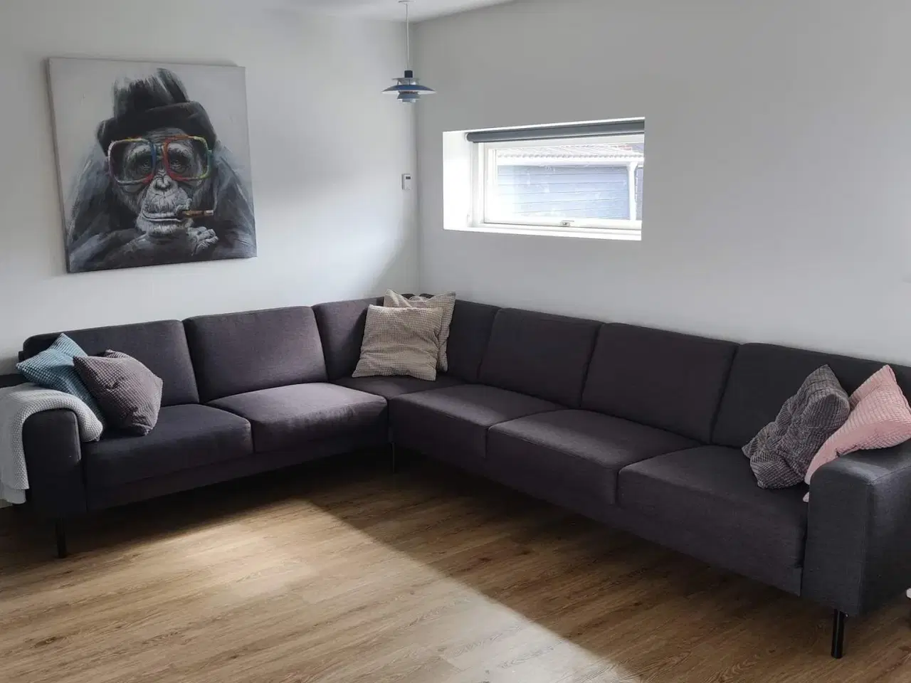 Billede 3 - Grå stof sofa. 