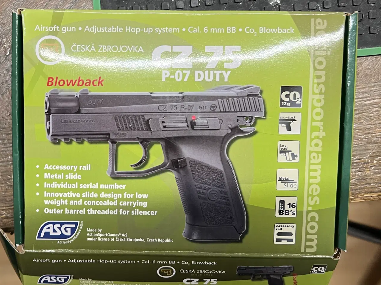 Billede 4 - Cz P07 Duty Co2 Blow Back