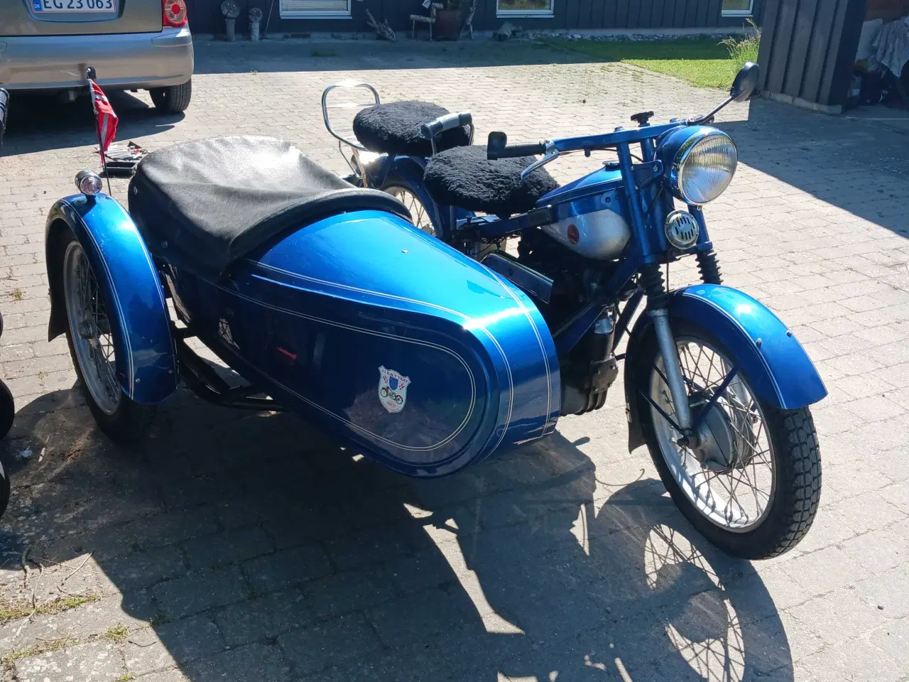 Billede 2 - Nimbus med sidevogn, ny pris