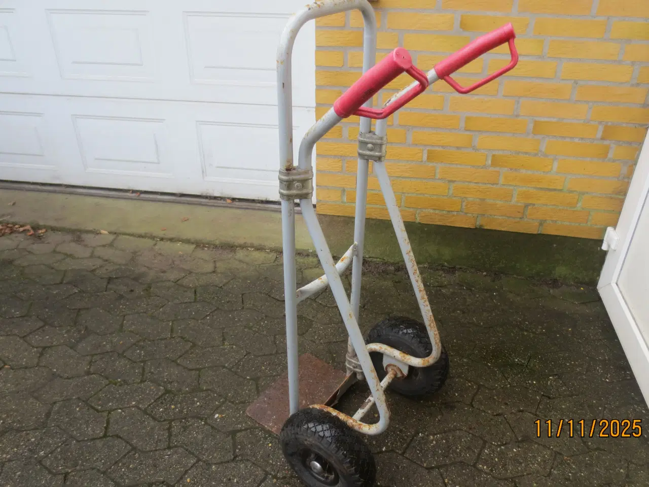 Billede 3 - 1 stk Sækkevogn med luftgummihjul 