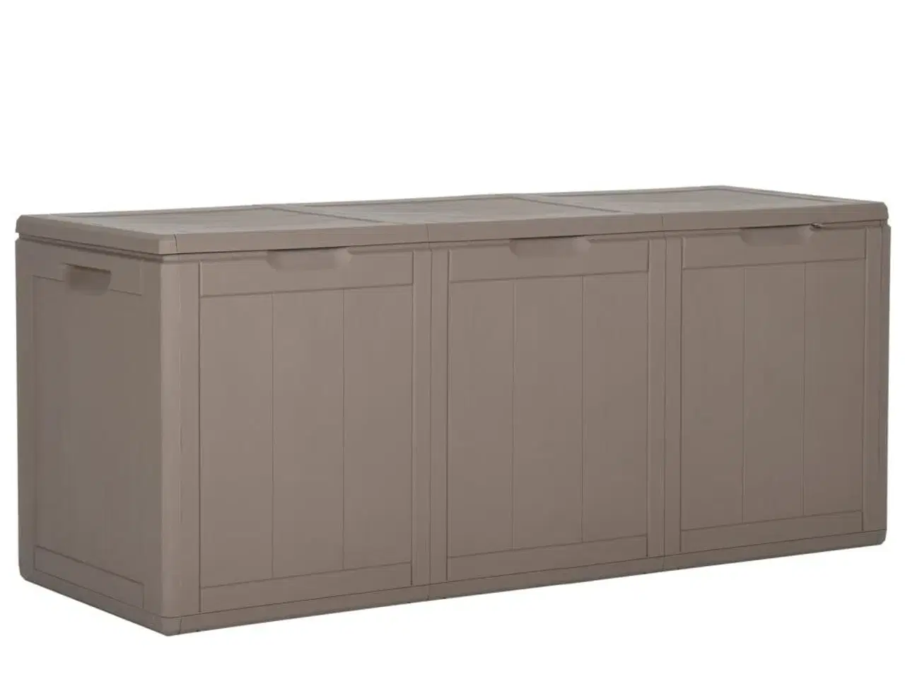 Billede 1 - Opbevaringskasse til haven 270 l PP-trælook brun