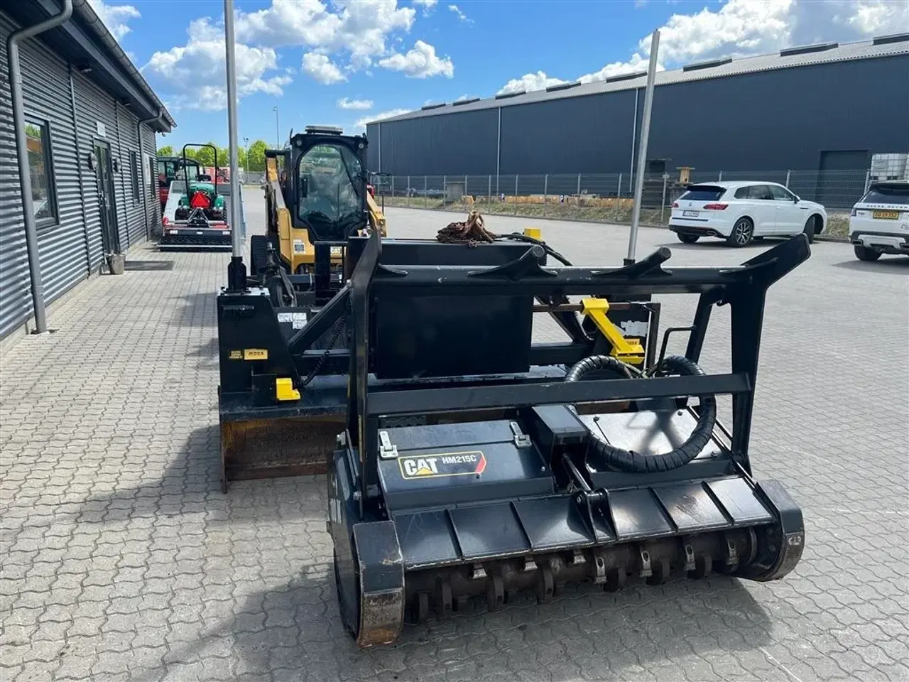 Billede 18 - Caterpillar 259D Med afretter-Powerrake-klippehoved solvl og gafler