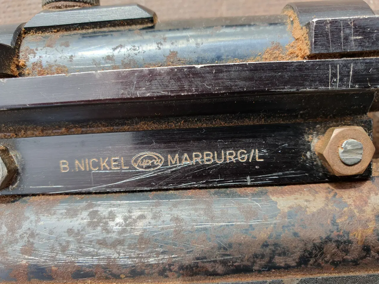 Billede 2 - Luftgevær med kikkert fabrikat B. NICKEL MARBURG/L