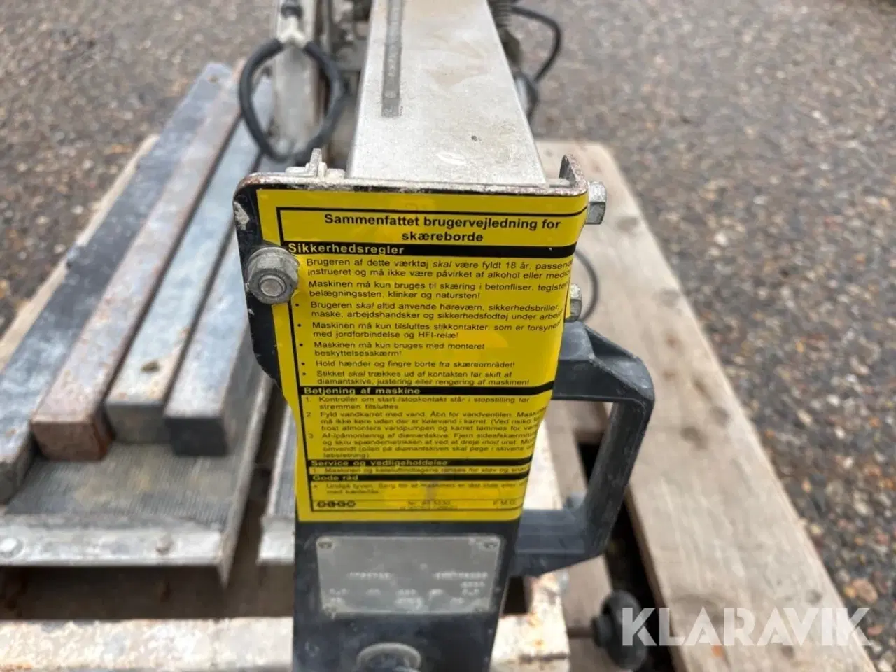 Billede 8 - Stenskærebord ATS 600 E