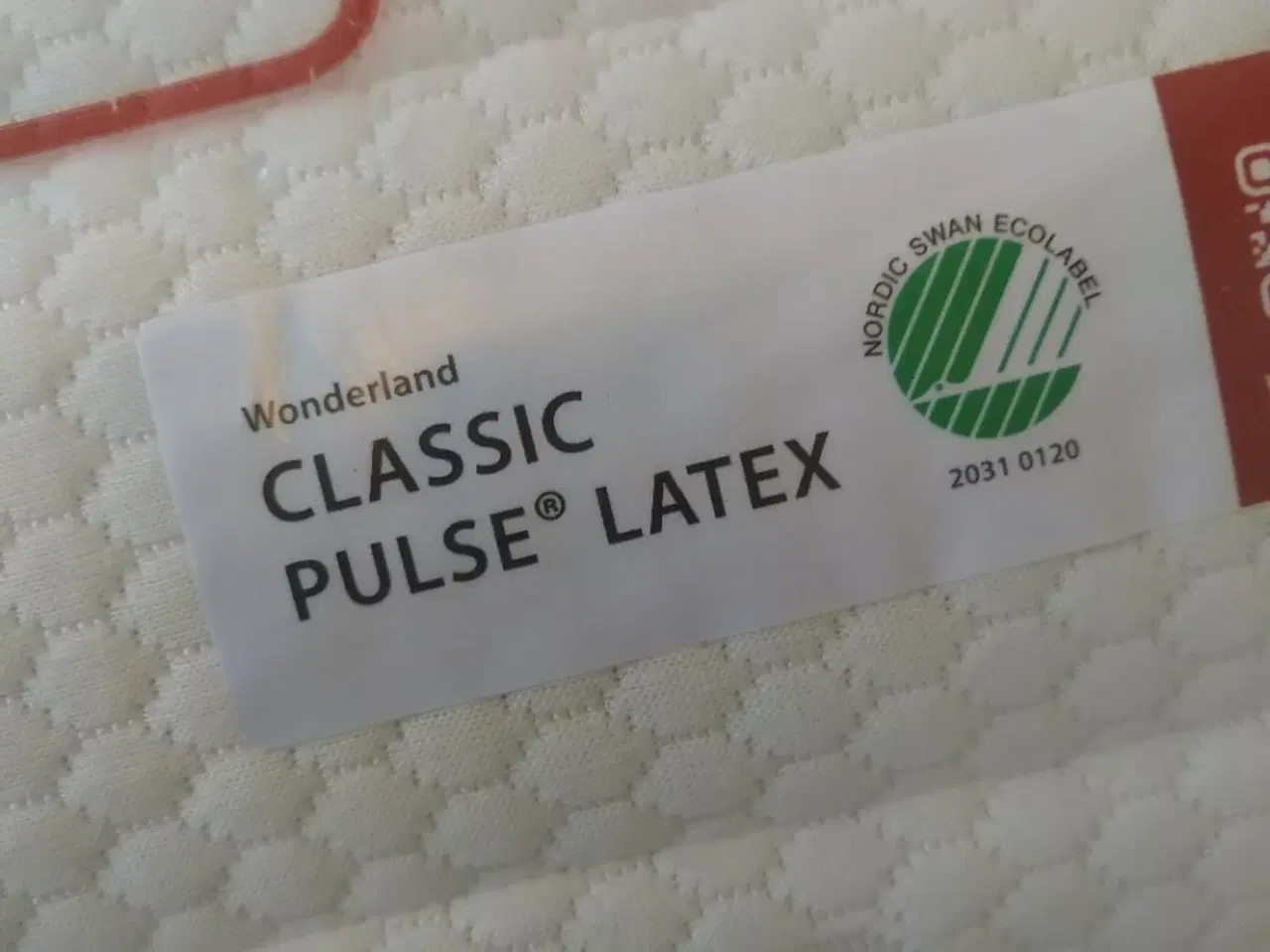 Billede 4 - Topmadras latex hvid (90x200 cm)
