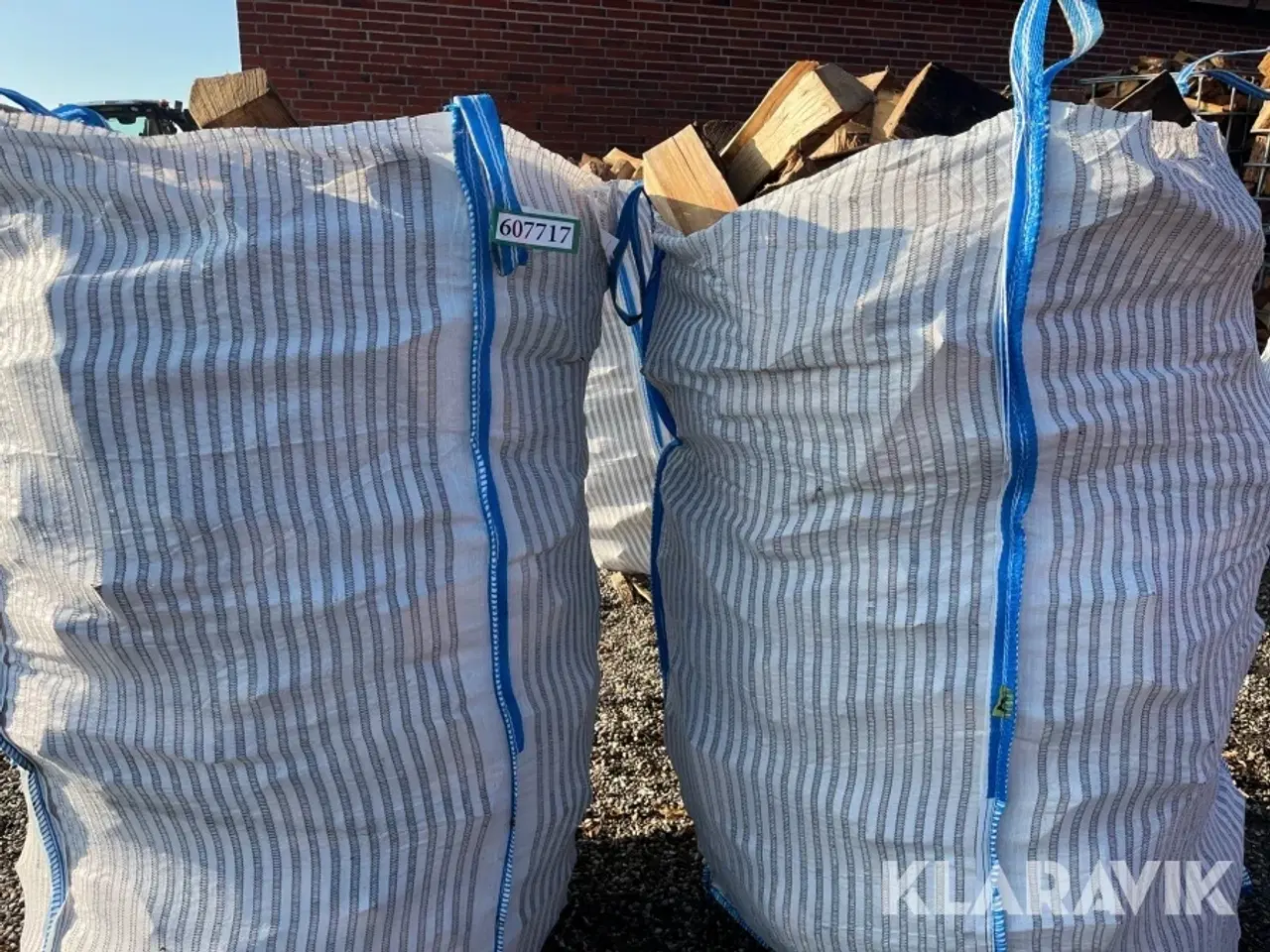 Billede 9 - Kløvet brænde ask i bigbags - 2 styk