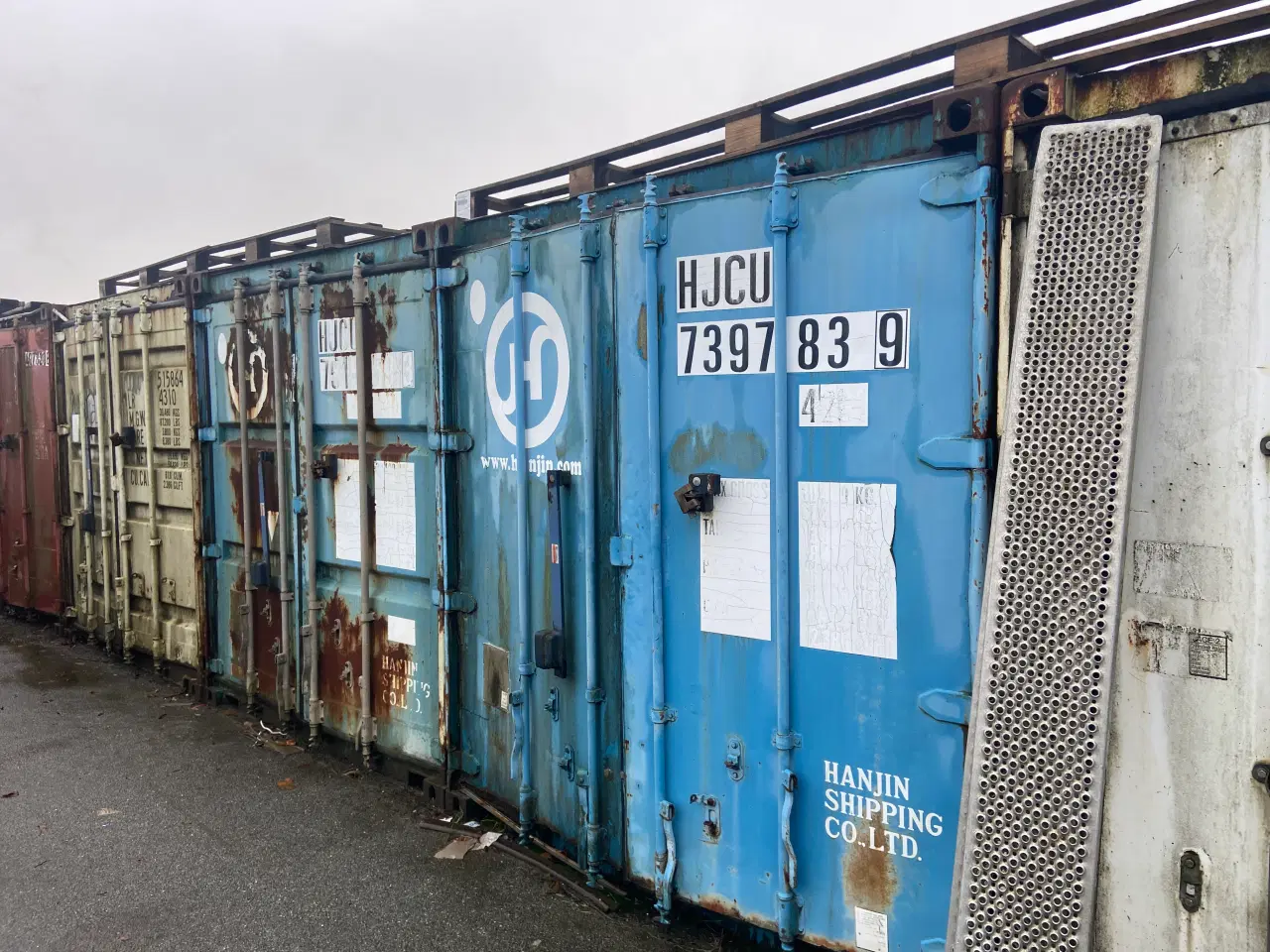 Billede 1 - 40ft container med låsebom