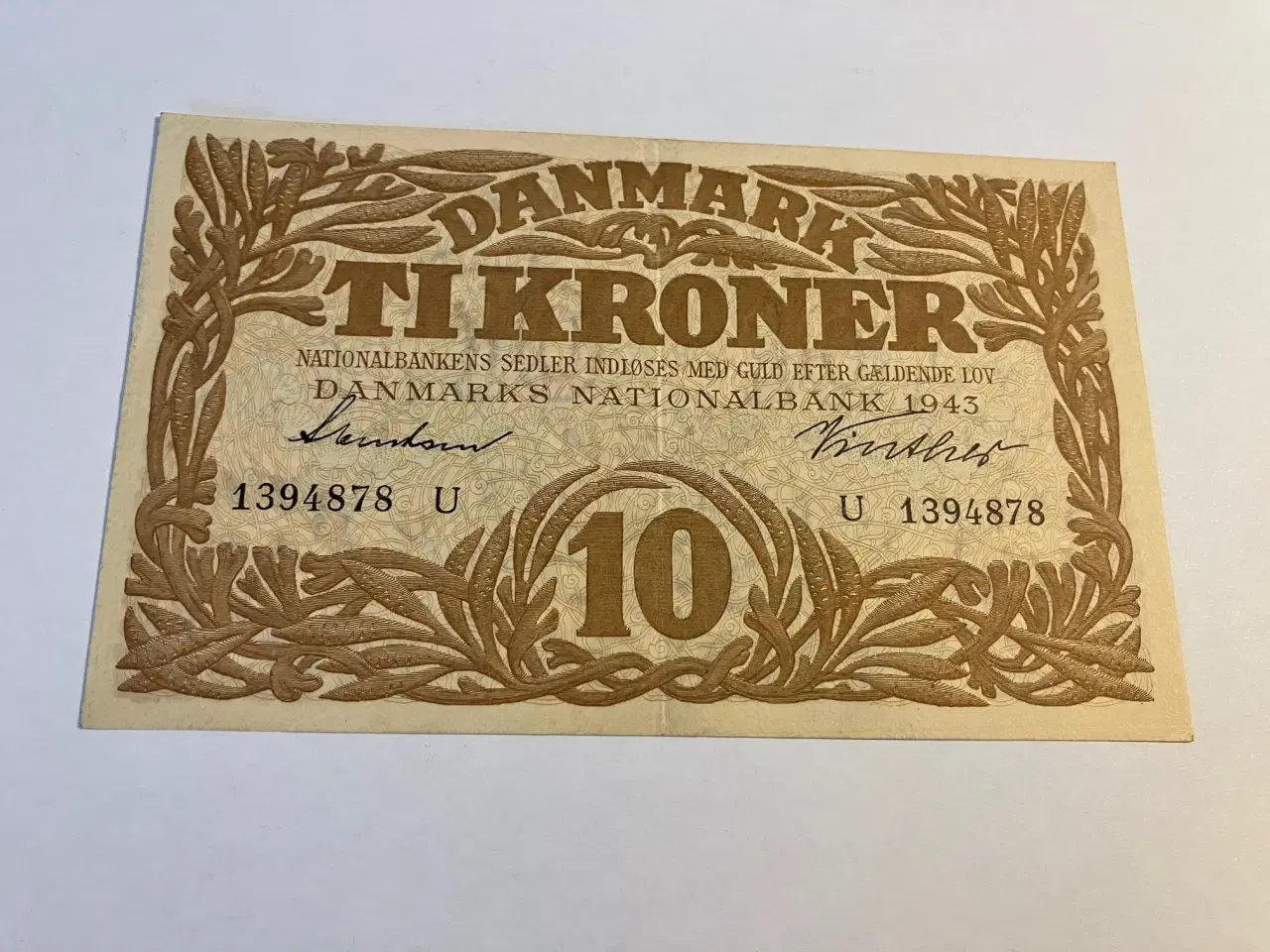 Billede 1 - 10 Kroner 1943 Danmark