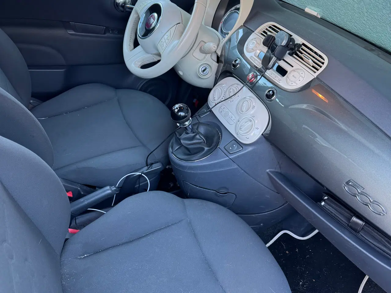 Billede 3 - Fiat 500 lounge 1.2, økonomisk og charmerende bybi