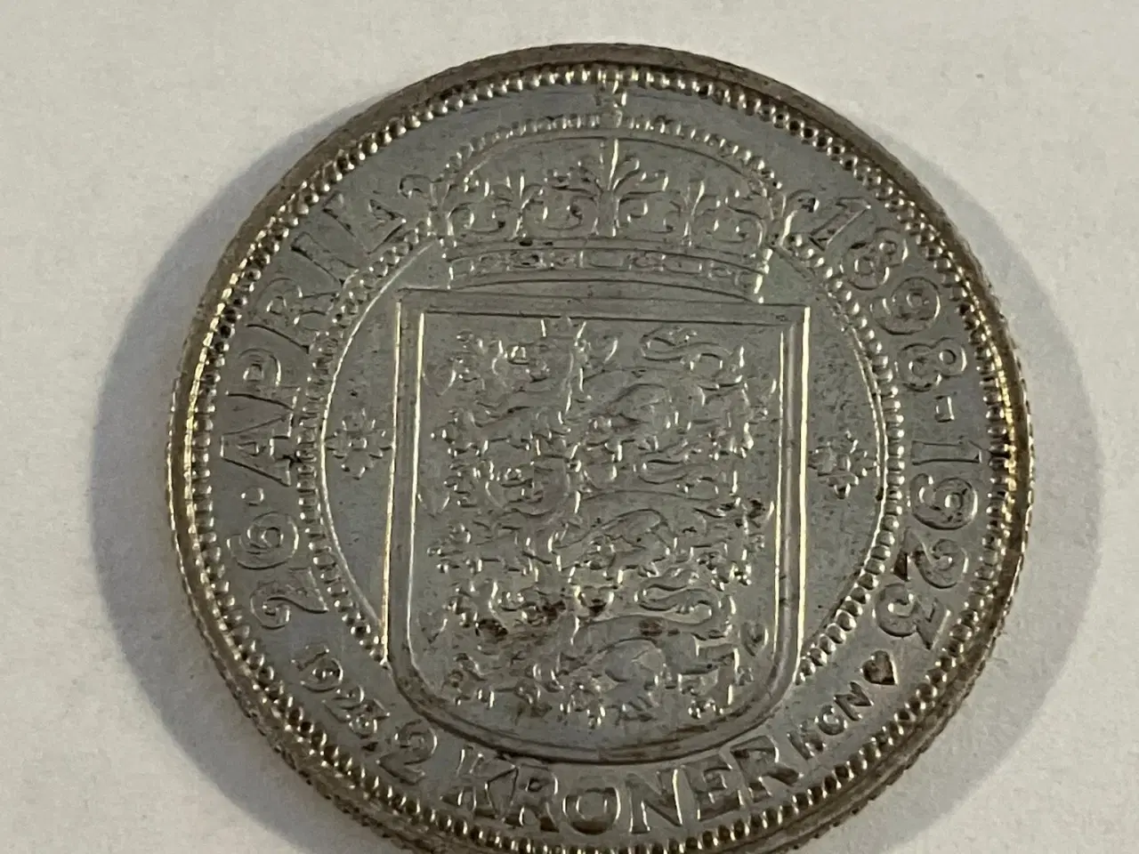 Billede 1 - 2 kr Danmark 1923 Denmark