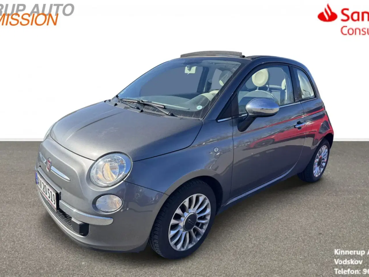 Billede 1 - Fiat 500C 1,2 Popstar 69HK Cabr.