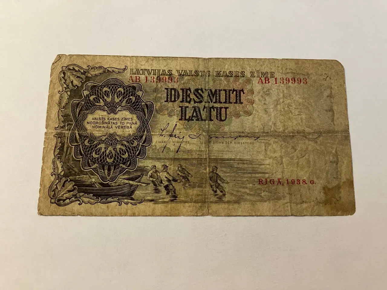 Billede 1 - 10 Latu 1938 Latvia