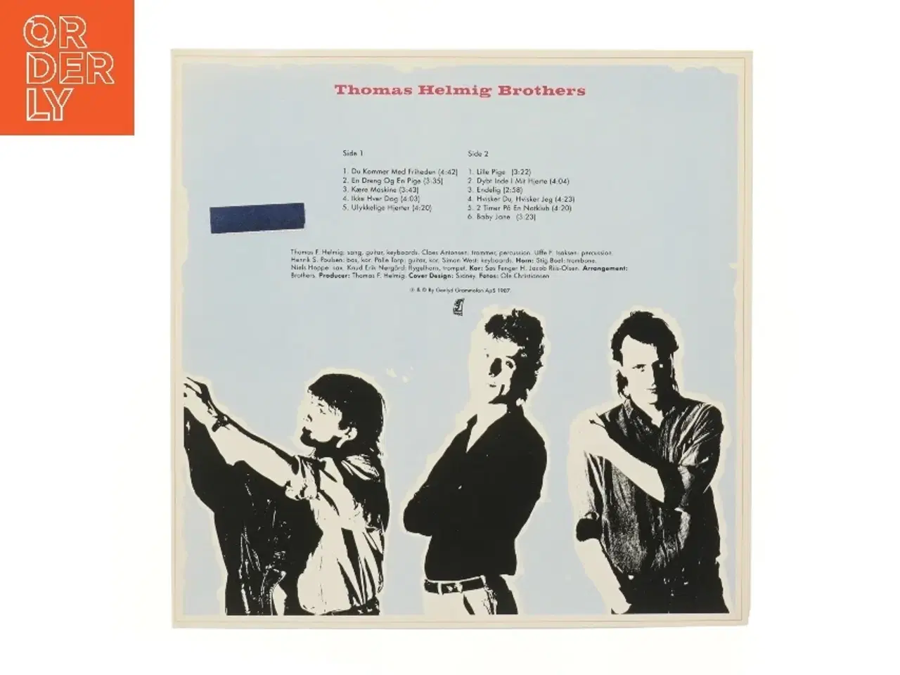 Billede 2 - Thomas Helmig Brothers vinyl album fra Thomas Helmig Brothers