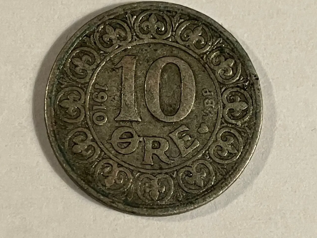 Billede 1 - 10 Øre 1910 Danmark