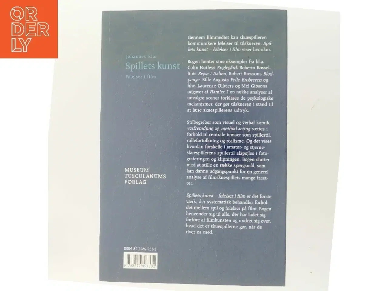 Billede 3 - Spillets kunst : følelser i film af Johannes Riis (f. 1967) (Bog)